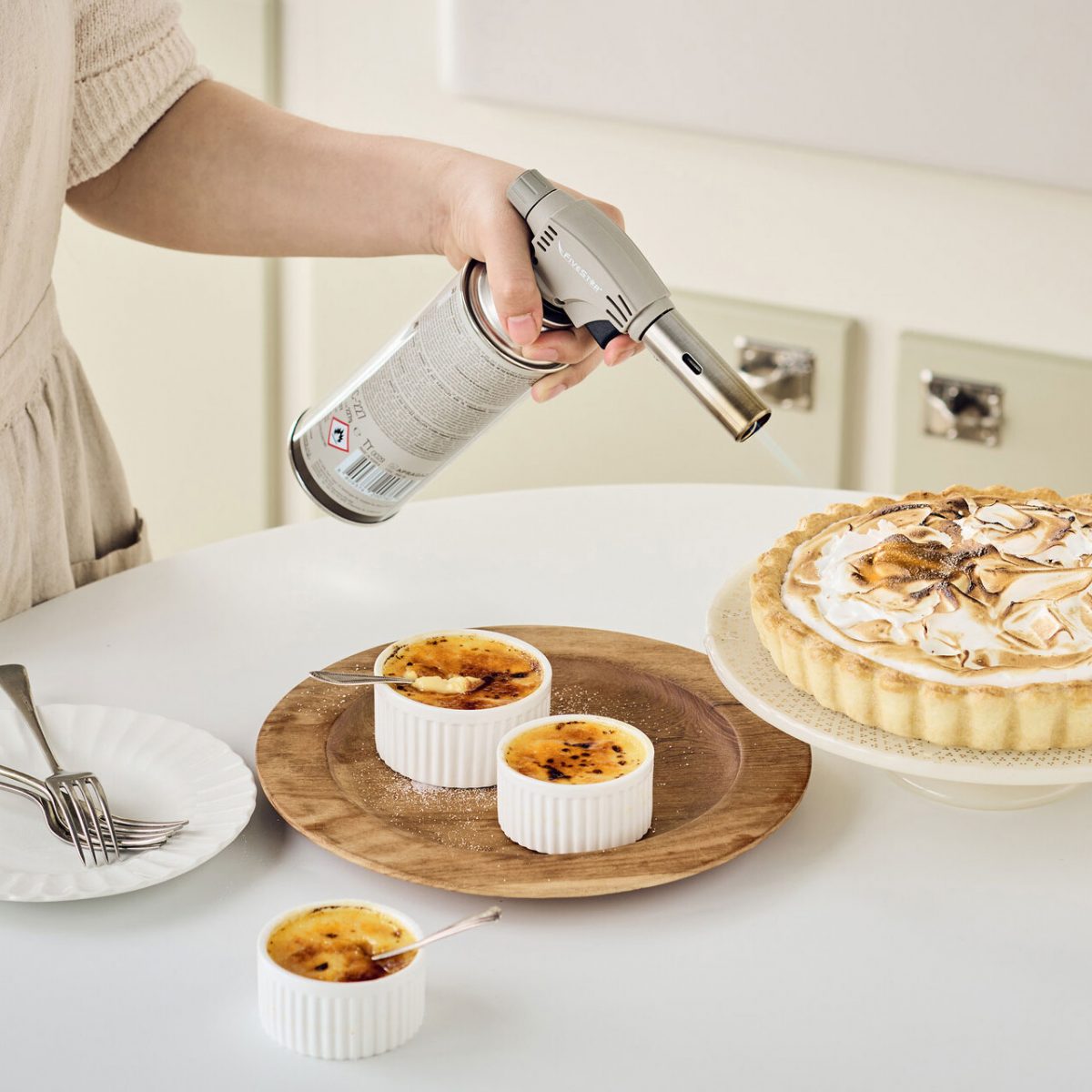 Rosle Creme Brulee Butane/Propane Adjustable Kitchen Torch 